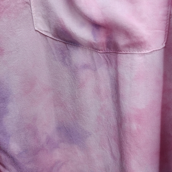 Torrid Women's Lizzie Rayon Twill Button-Up Long Sleeve Shirt - 2X - Picture 5 of 8